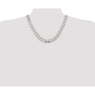 20" Sterling Silver 13mm Curb Chain Necklace