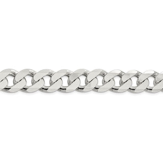 8" Sterling Silver 15mm Curb Chain Bracelet