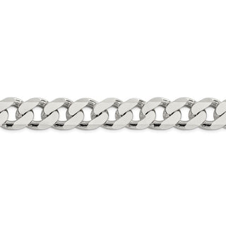 28" Sterling Silver 16.25mm Curb Chain Necklace