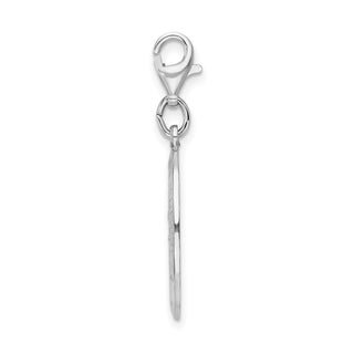 Sterling Silver St. Christopher Medal w/Lobster Clasp Charm QCC503