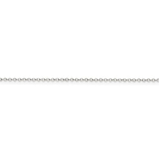 10" Sterling Silver 1mm Cable Chain Anklet
