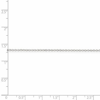 10" Sterling Silver 1mm Cable Chain Anklet