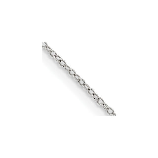 16" Sterling Silver 1mm Cable Chain Necklace with Lobster Clasp