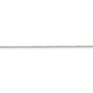 24" Sterling Silver 1mm Cable Chain Necklace with Spring Ring Clasp