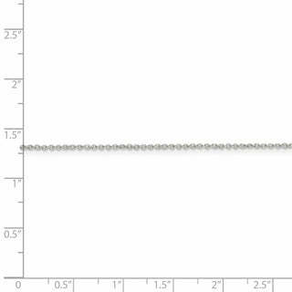 14" Sterling Silver 1mm Cable Chain Necklace with Spring Ring Clasp