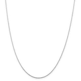 28" Sterling Silver 1mm Cable Chain Necklace