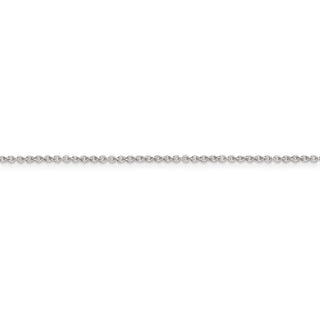 36" Sterling Silver 1.25mm Cable Chain Necklace