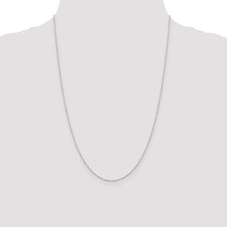 24" Sterling Silver 1.25mm Cable Chain Necklace