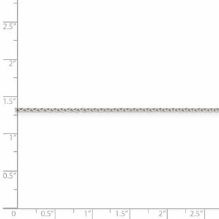 36" Sterling Silver 1.5mm Cable Chain Necklace