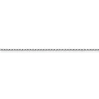 36" Rhodium-plated Sterling Silver 1.5mm Cable Chain Necklace