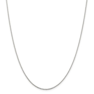 36" Sterling Silver 1.5mm Cable Chain Necklace