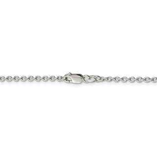 28" Sterling Silver 2.25mm Cable Chain Necklace