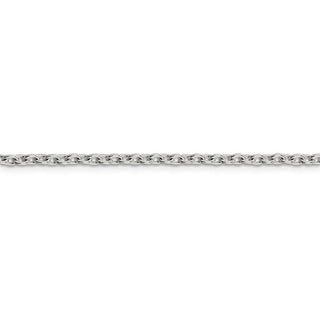24" Sterling Silver 2.75mm Cable Chain Necklace