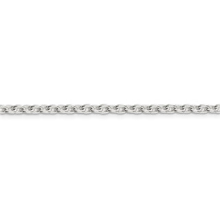 36" Sterling Silver 3.5mm Cable Chain Necklace
