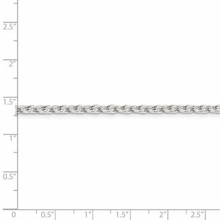 36" Sterling Silver 3.5mm Cable Chain Necklace