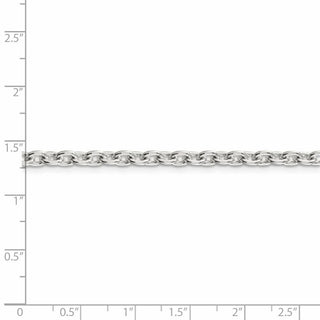 26" Sterling Silver 4.5mm Cable Chain Necklace