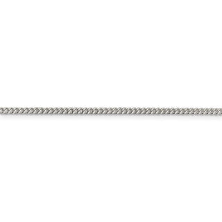 8" Sterling Silver 2.75mm Diamond-cut Rope Chain Bracelet