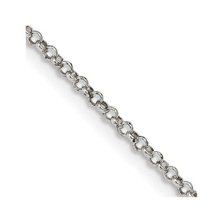 16" Sterling Silver 1.5mm Rolo Chain Necklace