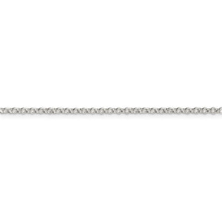 24" Sterling Silver 2mm Rolo Chain Necklace with Spring Ring Clasp