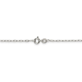24" Sterling Silver 1.75mm Elongated Open Link Chain Necklace