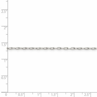 16" Sterling Silver 1.75mm Elongated Open Link Chain Necklace