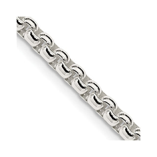 36" Sterling Silver 3.6mm Round Box Chain Necklace