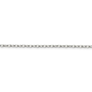 18" Sterling Silver 2.25mm Fancy Wave Flat Link Chain Necklace