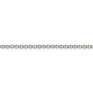 16" Sterling Silver 2.5mm Rolo Chain Necklace