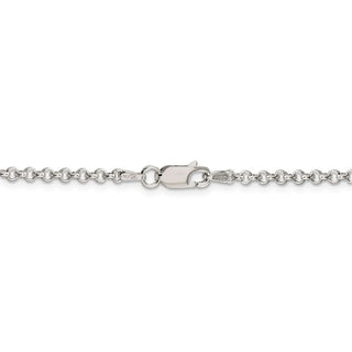 42" Sterling Silver 2.5mm Rolo Chain Necklace