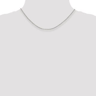 16" Sterling Silver 2.5mm Rolo Chain Necklace