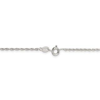 24" Sterling Silver 1.6mm Loose Rope Chain Necklace