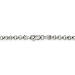 24" Sterling Silver 3mm Square Spiga Chain Necklace