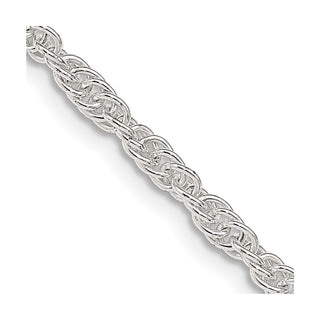 30" Sterling Silver 2.75mm Loose Rope Chain Necklace