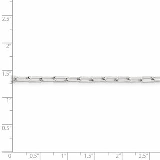 24" Sterling Silver 3.25mm Elongated Open Link Chain Necklace