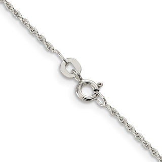 20" Sterling Silver 1.3mm Loose Rope Chain Necklace