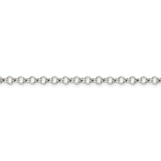 16" Sterling Silver 3mm Rolo Chain Necklace