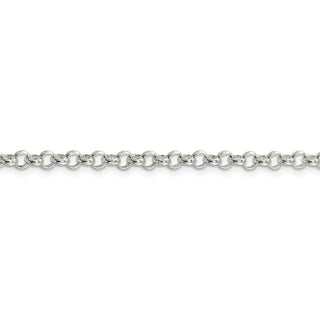 16" Sterling Silver 4mm Rolo Chain Necklace