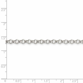 16" Sterling Silver 4mm Rolo Chain Necklace