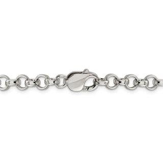 24" Sterling Silver 6.75mm Rolo Chain Necklace