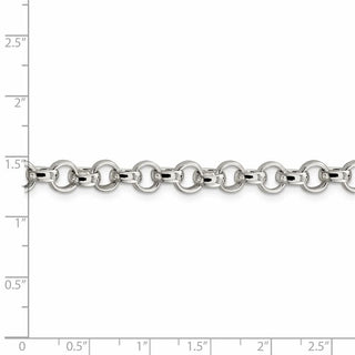 16" Sterling Silver 6.75mm Rolo Chain Necklace