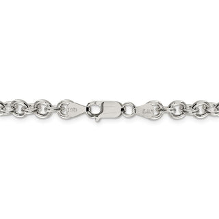 30" Sterling Silver 6.1mm Cable Chain Necklace