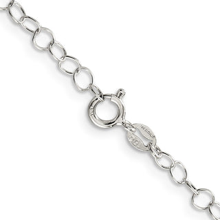 20" Sterling Silver 3.5mm Fancy Cable Chain Necklace