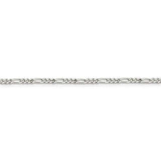 24" Sterling Silver 2.25mm Figaro Chain Necklace