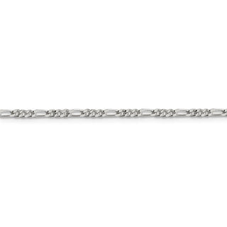 24" Sterling Silver 2.5mm Figaro Chain Necklace