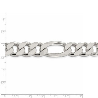 20" Sterling Silver 15mm Figaro Chain Necklace