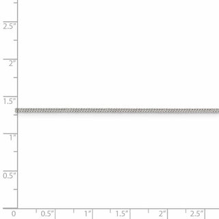 30" Sterling Silver 1.25mm Diamond-cut Round Franco Chain Necklace