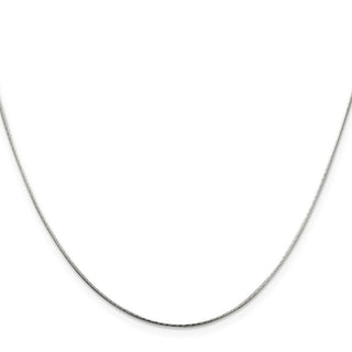 30" Sterling Silver .85mm Diamond-cut Snake Chain