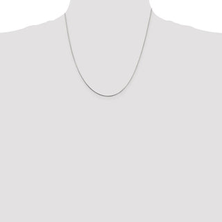 18" Sterling Silver .85mm Diamond-cut Snake Chain