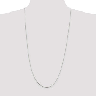 30" Sterling Silver .85mm Diamond-cut Snake Chain
