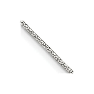 30" Sterling Silver .85mm Diamond-cut Snake Chain